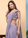 102073 Amoha Ready To Wear Embroidery Designer Saree Wholesalers In Delhi